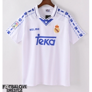 Real Madrid 1996-1997 Retro Domácí Dres Krátký Rukáv Real Madrid 1996-1997 Retro Domácí Dres Krátký Rukáv